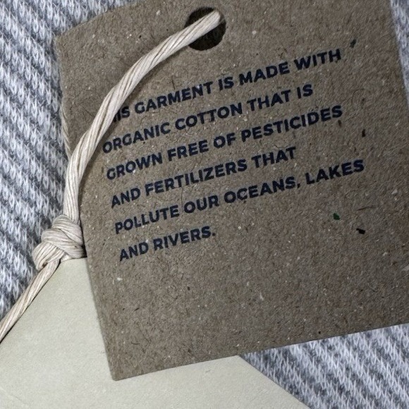 Faherty Sweater Mens XXL Gray Blue Organic Cotton Sweatshirt Knit Pullover - Picture 6 of 15